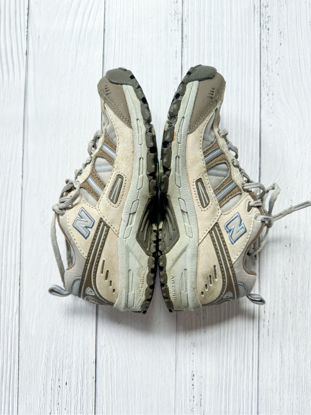 New Balance 644 V1 Walking Shoes Brown Tan Suede Gorpcore Womens 6 EU 36.5